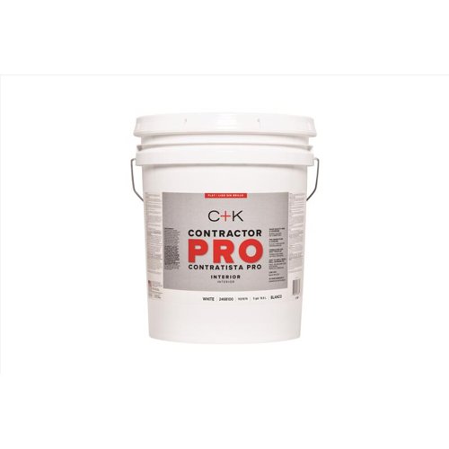 C+K Contractor Pro Flat White Paint Interior 5 gal