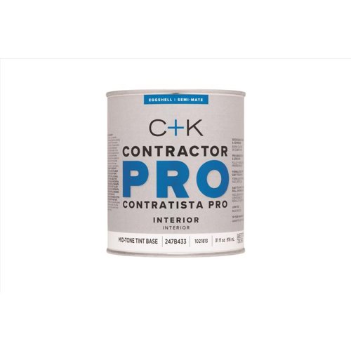 C+K Contractor Pro Eggshell Mid-Tone Base Paint Interior 31 oz