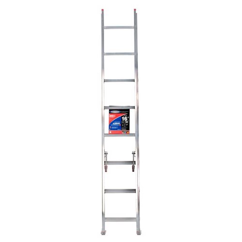 Werner 16 ft. H Aluminum Extension Ladder Type III 200 lb. capacity 8-16 ft.
