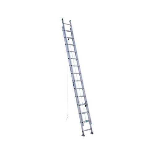 Werner 28 ft. H Aluminum Extension Ladder Type II 225 lb. capacity