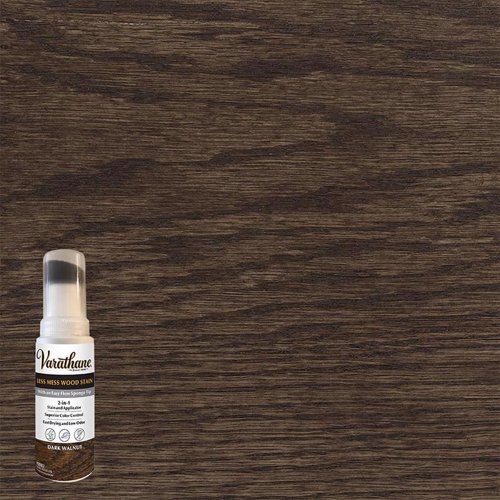 Varathane Less Mess Dark Walnut Water-Based Linseed Oil Emulsion Wood Stain 4 oz