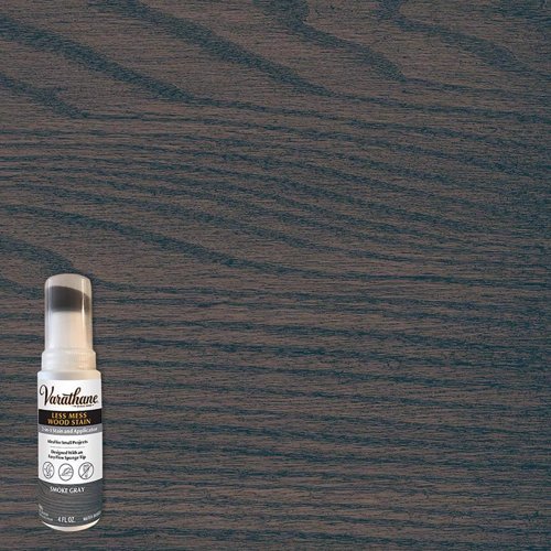Varathane Less Mess Smoke Gray Water-Based Linseed Oil Emulsion Wood Stain 4 oz