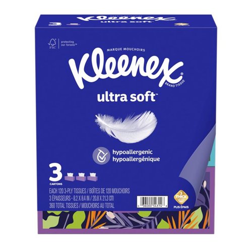 Kleenex Ultra Soft 120 ct Facial Tissue