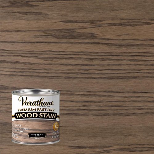 Varathane Western Oak Oil-Based Urethane Modified Alkyd Fast Dry Wood Stain 1/2 pt