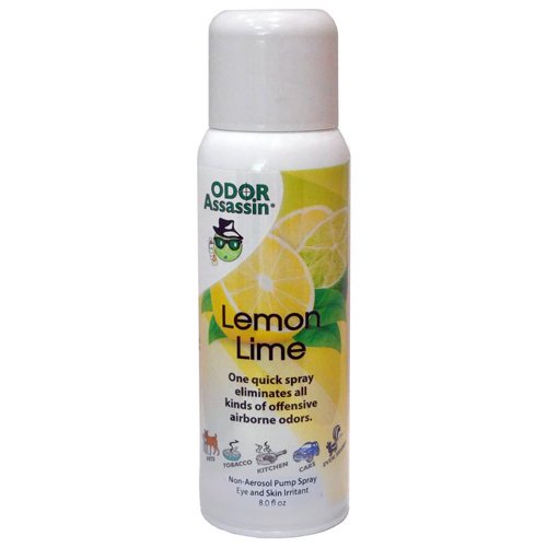 Odor Assassin Lemon Lime Scent Odor Control Spray 8 oz Liquid