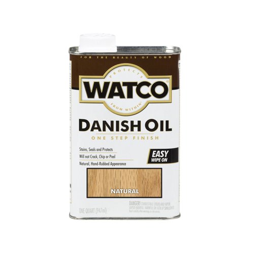 WATCO Transparent Natural Oil-Based Danish Oil 1 qt