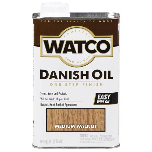 WATCO Transparent Medium Walnut Oil-Based Danish Oil 1 qt