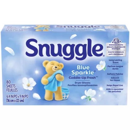 Snuggle Blue Sparkle Fresh Scent Fabric Softener Sheets 1 pk
