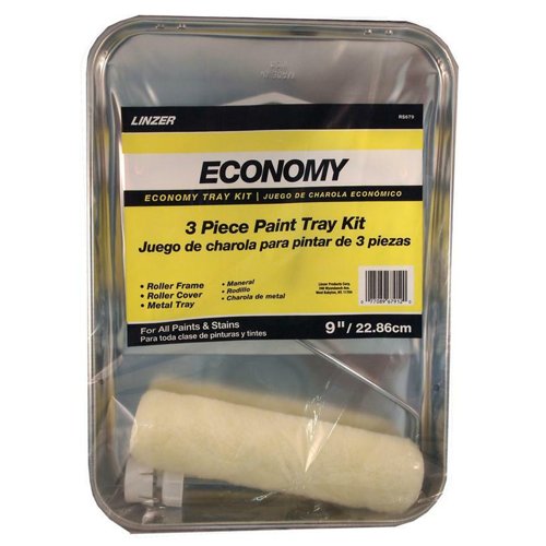 Linzer 9 in. W Regular Paint Roller Kit Threaded End