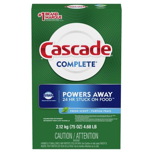 Cascade Complete Fresh Scent Powder Dishwasher Detergent 75 oz 1 pk