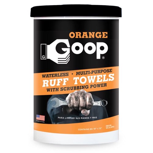 Goop Non-Woven Fibers Cleaning Towel 10 in. W X 12 in. L 16 oz 72 pk