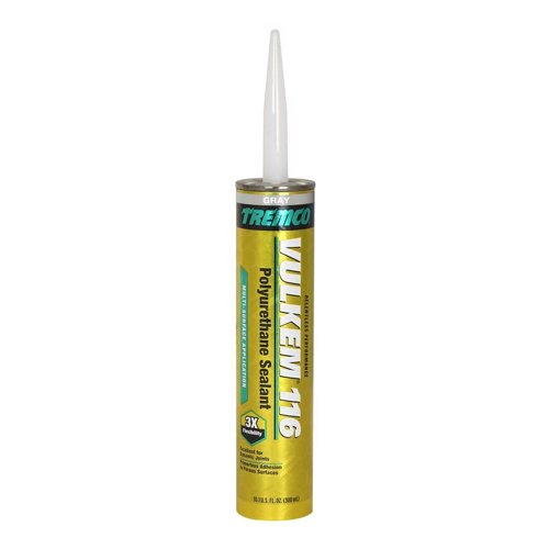 Vulkem 116 Gray Polyurethane Window and Door Caulk Sealant 10.1 fl. oz.