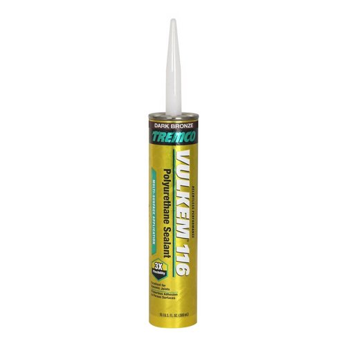 Vulkem 116 Dark Bronze Polyurethane Window and Door Caulk Sealant 10.1 fl. oz.