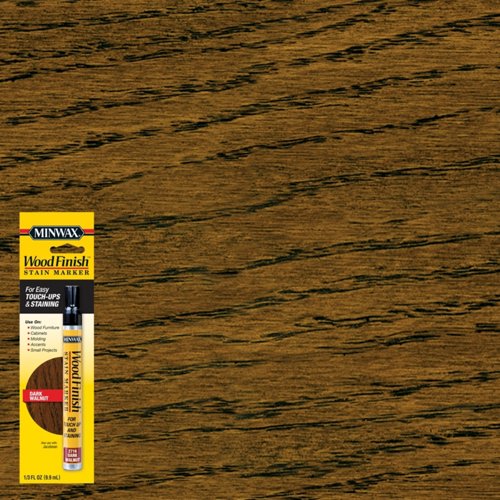Minwax Wood Finish Stain Marker Semi-Transparent Dark Walnut Oil-Based Stain Marker 1/3 oz