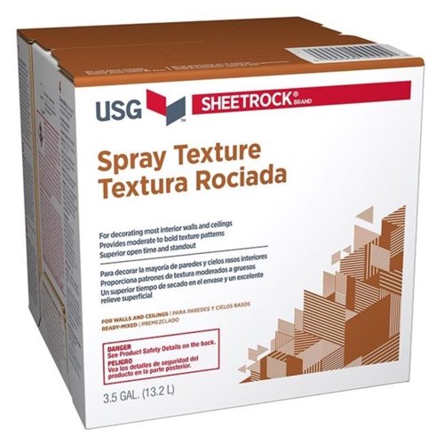 USG Sheetrock White Water-Based Wall and Ceiling Texture Paint 3.5 gal