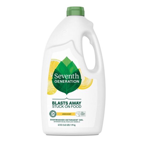 Seventh Generation Lemon Scent Gel Dishwasher Detergent 42 oz 1 pk