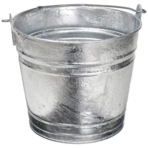 Behrens 14 qt Galvanized Pail Silver