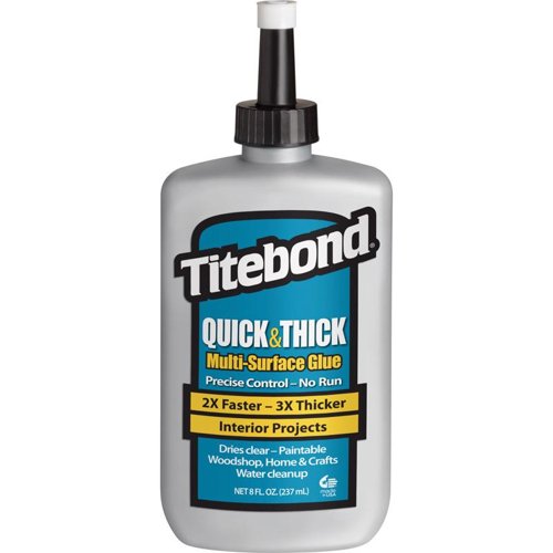Titebond Quick & Thick High Strength White Glue 8 oz