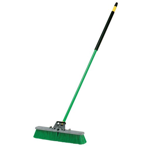 Quickie Bulldozer Polypropylene 18 in. Multi-Surface Push Broom