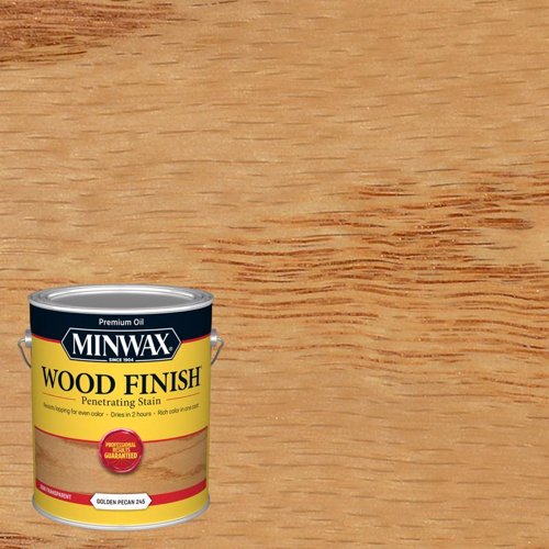 Minwax Wood Finish Semi-Transparent Golden Pecan Oil-Based Penetrating Stain 1 gal
