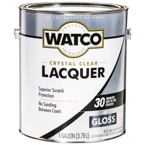 WATCO Gloss Clear Oil-Based Alkyd Wood Finish Lacquer 1 gal