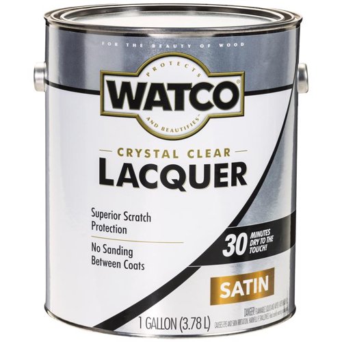 WATCO Satin Clear Oil-Based Alkyd Wood Finish Lacquer 1 gal