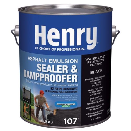 Henry Smooth Black Asphalt Roof And Foundation Coating 0.9 gal