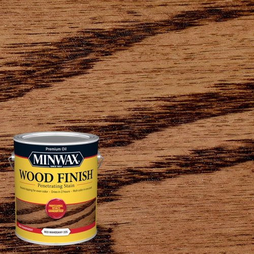 Minwax Wood Finish Semi-Transparent Red Mahogany Oil-Based Penetrating Wood Stain 1 gal