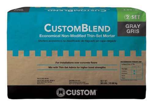 Custom Building Products Gray Thin-Set Mortar 50 lb