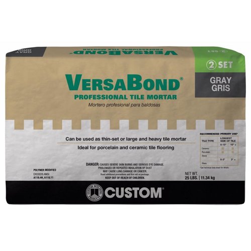 Custom Building Products VersaBond Gray Thin-Set Mortar 25 lb