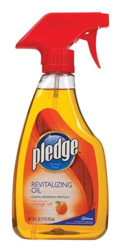 Pledge Revitalizing Oil Orange Scent Furniture Polish 16 oz Spray