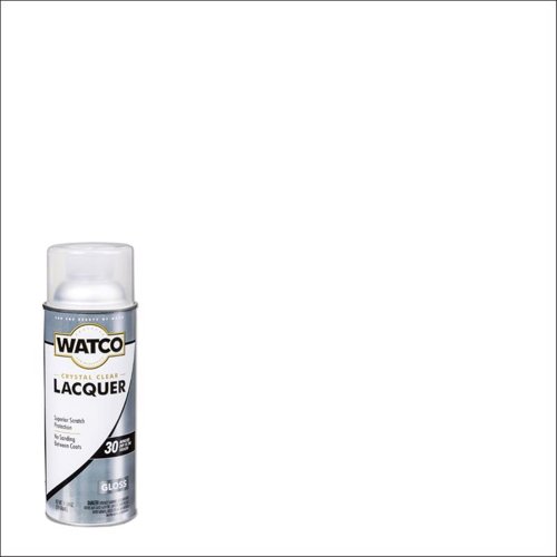 WATCO Gloss Clear Oil-Based Alkyd Wood Finish Lacquer Spray 11.25 oz