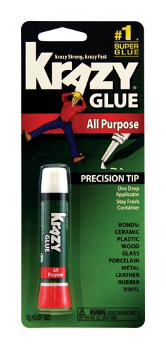 Krazy Glue High Strength Polyvinyl acetate homopolymer White All Purpose Adhesive 0.07 oz