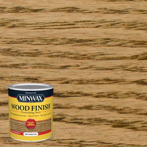 Minwax Wood Finish Semi-Transparent Driftwood Oil-Based Penetrating Wood Stain 1 qt