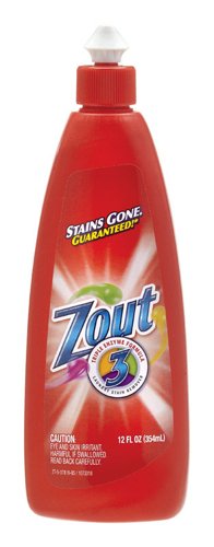 Zout No Scent Laundry Stain Remover Liquid 12 oz