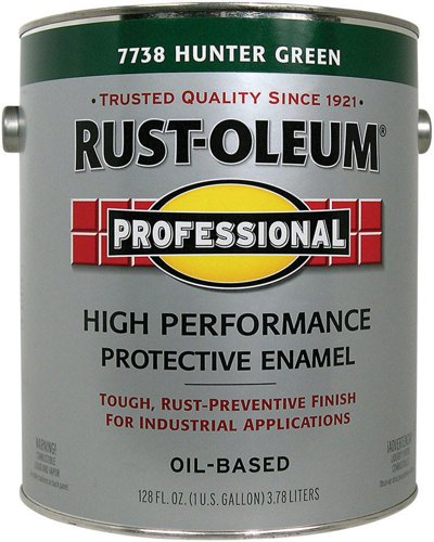 Rust-Oleum Professional Indoor and Outdoor Gloss Hunter Green Protective Paint 1 gal