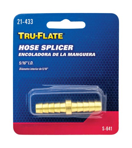 Tru-Flate Brass Hose Splicer 5 in. 1 pc