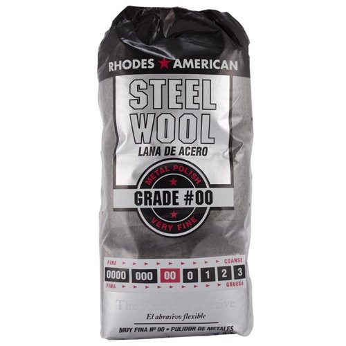 Rhodes American 00 Grade Very Fine Steel Wool Pad 12 pk