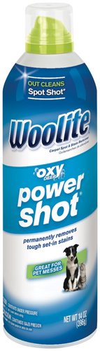 Woolite Oxy Deep Power Shot Fresh Scent Carpet Cleaner 14 oz Liquid