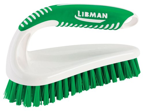 Libman 2.5 in. W Hard Bristle 7 in. Plastic/Rubber Handle Scrub Brush