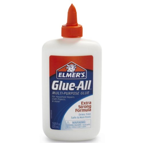 Elmer's Glue-All High Strength Polyvinyl acetate homopolymer Clear All Purpose Adhesive 7.63 oz