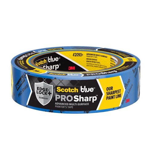 ScotchBlue PROSharp 1.41 in. W X 60 yd L Blue Medium Strength Painter's Tape 1 pk