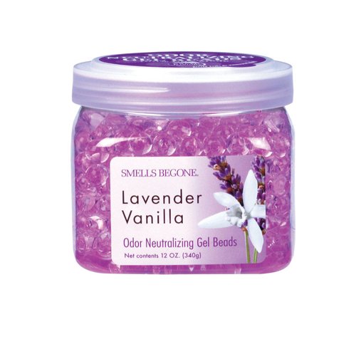 Smells Begone Lavender Vanilla Scent Odor Neutralizer 12 oz Gel Beads