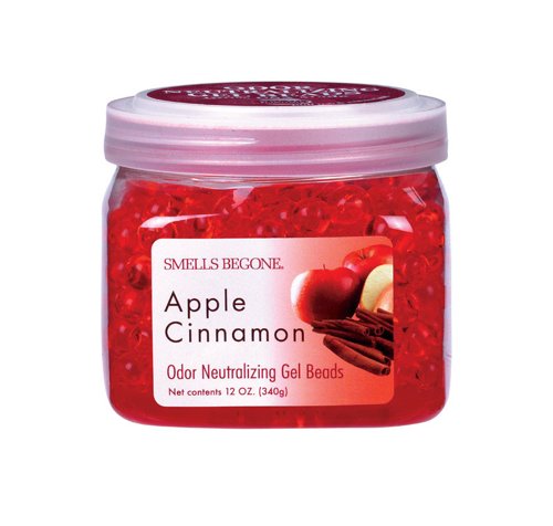 Smells Begone Apple Cinnamon Scent Odor Neutralizer 12 oz Gel Beads