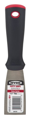 Hyde Value Series 1.5 in. W X 7-1/2 in. L Carbon Steel Flexible Putty Knife