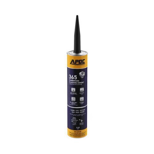 APOC Eterna-Flash Gloss Black Rubber Roof & Flashing Cement 10.1 oz