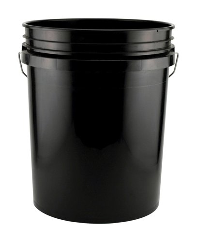 Leaktite Black 5 gal Plastic Paint Pail