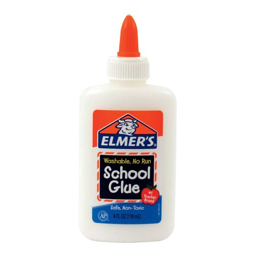 Elmer's Super Strength Polyvinyl acetate homopolymer Clear School Glue 4 oz