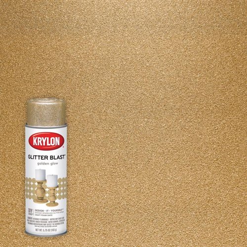 Krylon Glitter Blast Golden Glow Spray  Paint 5.75 oz