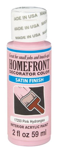 Homefront Satin Pink Hydrangea Hobby Paint 2 oz